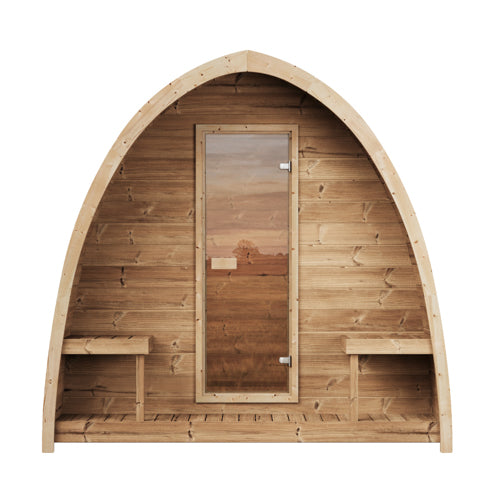 SaunaLife G3 4 Person Outdoor Home Sauna Kit
