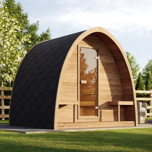 SaunaLife G3 4 Person Outdoor Home Sauna Kit