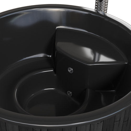 SaunaLife S6 Soak Series 7 Person Wood Burning Hot Tub
