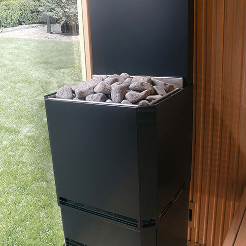 Saunum Air L 10 Air L Series, 10kW Sauna Heater w/Climate Equalizer, Black