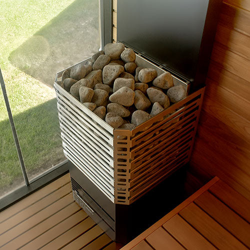 Saunum Air L 10 Air L Series, 10kW Sauna Heater w/Climate Equalizer, Stainless Steel