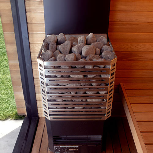 Saunum Air L 10 Air L Series, 10kW Sauna Heater w/Climate Equalizer, Stainless Steel