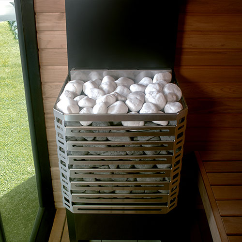 Saunum Air L 10 Air L Series, 10kW Sauna Heater w/Climate Equalizer, Stainless Steel