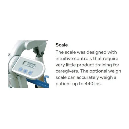 Joerns Healthcare Hoyer Elevate Professional Patient Lift, Sit to Stand, Electric Base 440 lb capacity