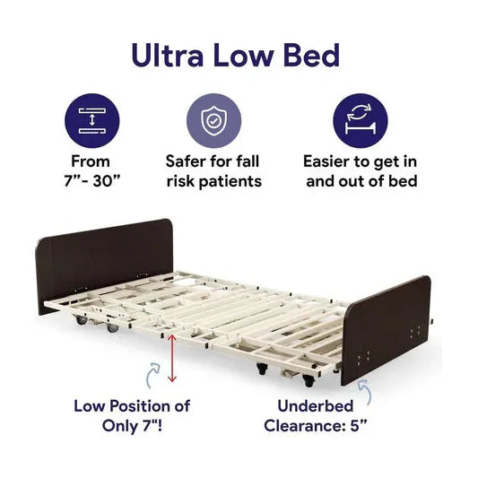 Proactive Medical Protopia Ultra Low Hi-Low Hospital Bed