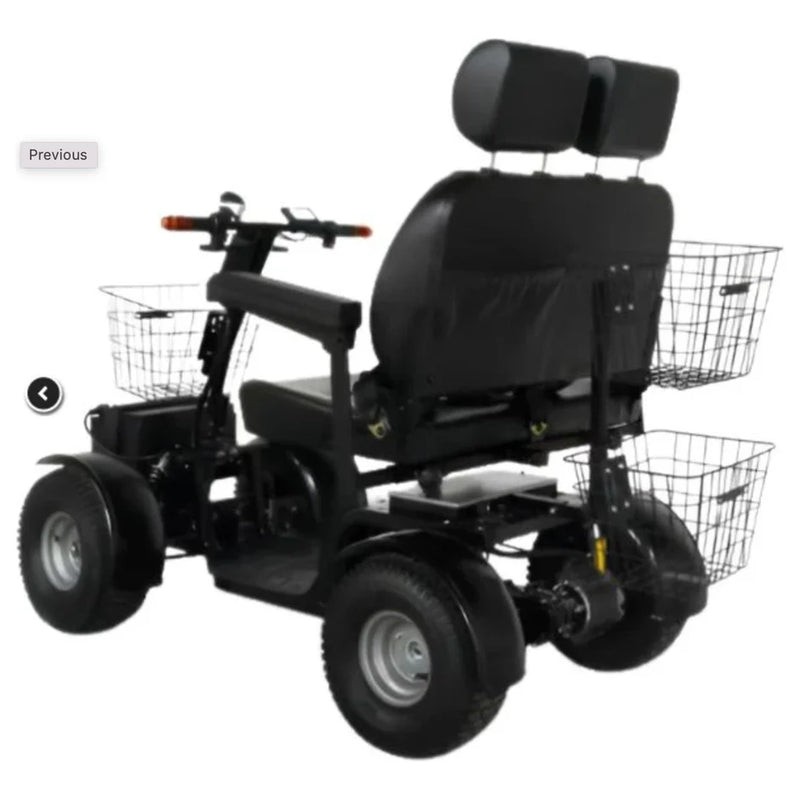 Green Transporter Golf Mobility Scooter 4-Wheel Design - Cheetah Ninja