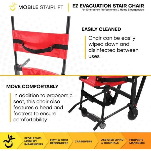 Mobile Stairlift EZ Evacuation Stair Chair