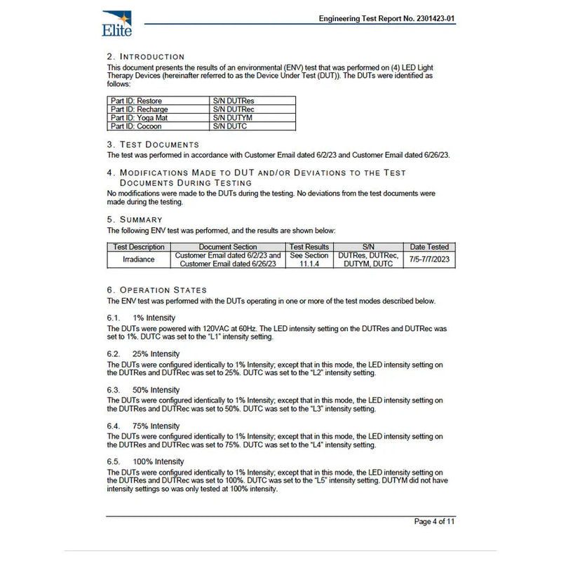 ReStore Full-Body Red Light Therapy Panel: Touch Screen, Adjustable Brightness & Pulsed Frequencies