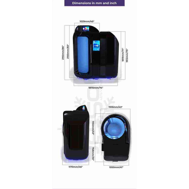 Cryonick Factory CryoStar Antarctica Open Head Electric Cryo Chamber