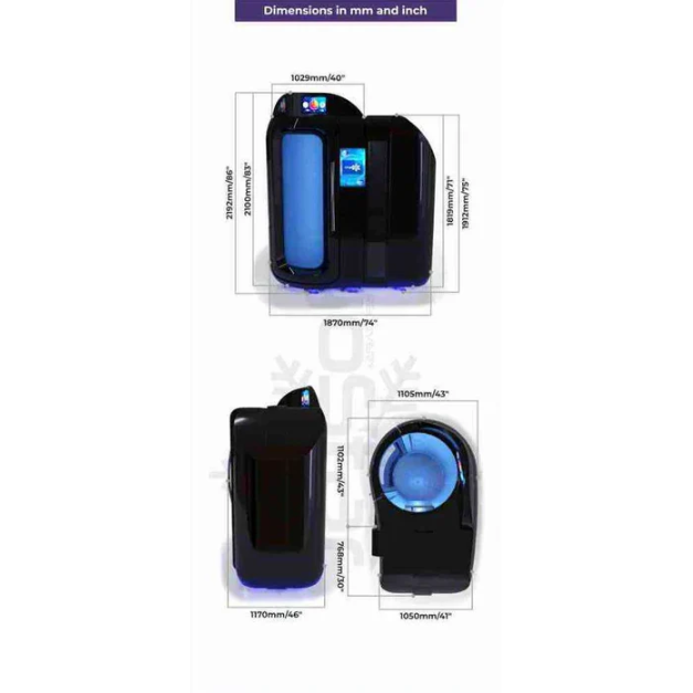 Cryonick Factory CryoStar Antarctica Open Head Electric Cryo Chamber