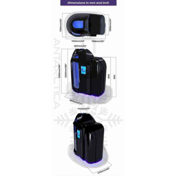 Cryonick Factory CryoStar Antarctica Whole Body Nitrogen Cryo Chamber