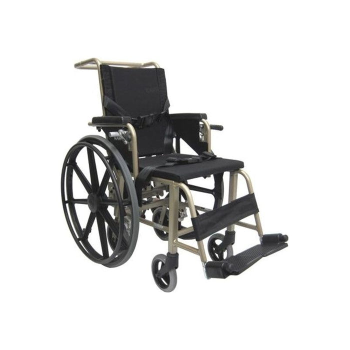 Karman KMAA20 Convertible Airplane Aisle Chair Foot Operated 24" Quick Release Rear Wheels