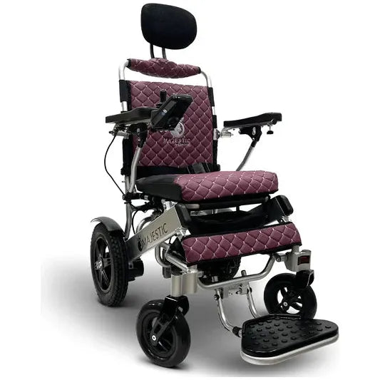 ComfyGo Majestic IQ-9000 Long Range Folding Electric Wheelchair With Optional Auto-Recline