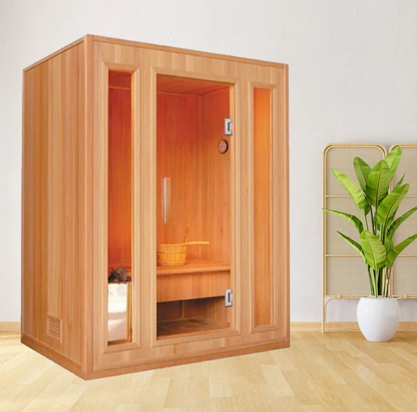 Sunray The Southport 3-person Indoor Traditional Sauna Single Bench
