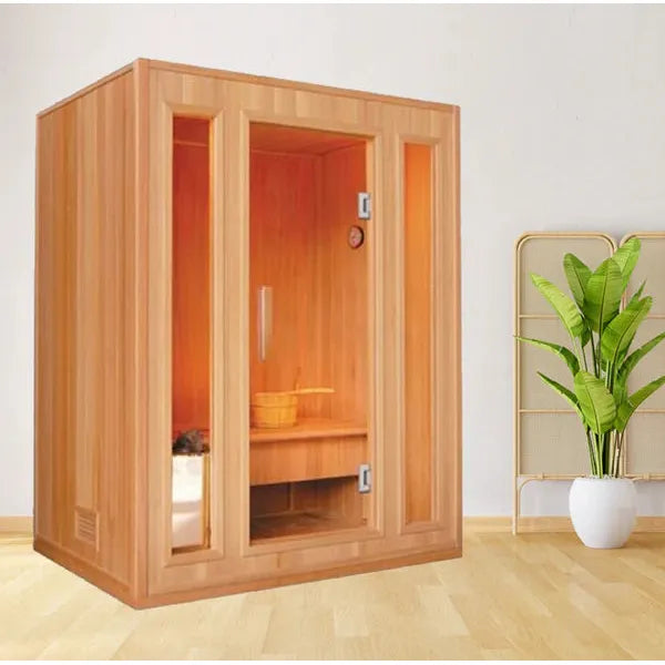 Sunray The Southport 3-person Indoor Traditional Sauna Single Bench