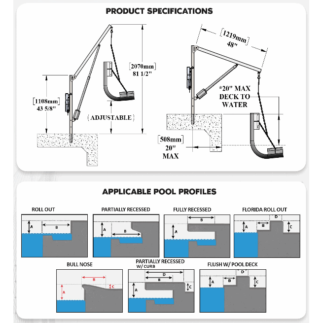 Aqua Creek EZ 2 Pool Lift Manual