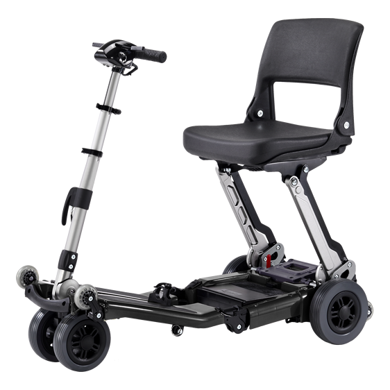 Charging port of FreeriderUSA Luggie Standard Chair.