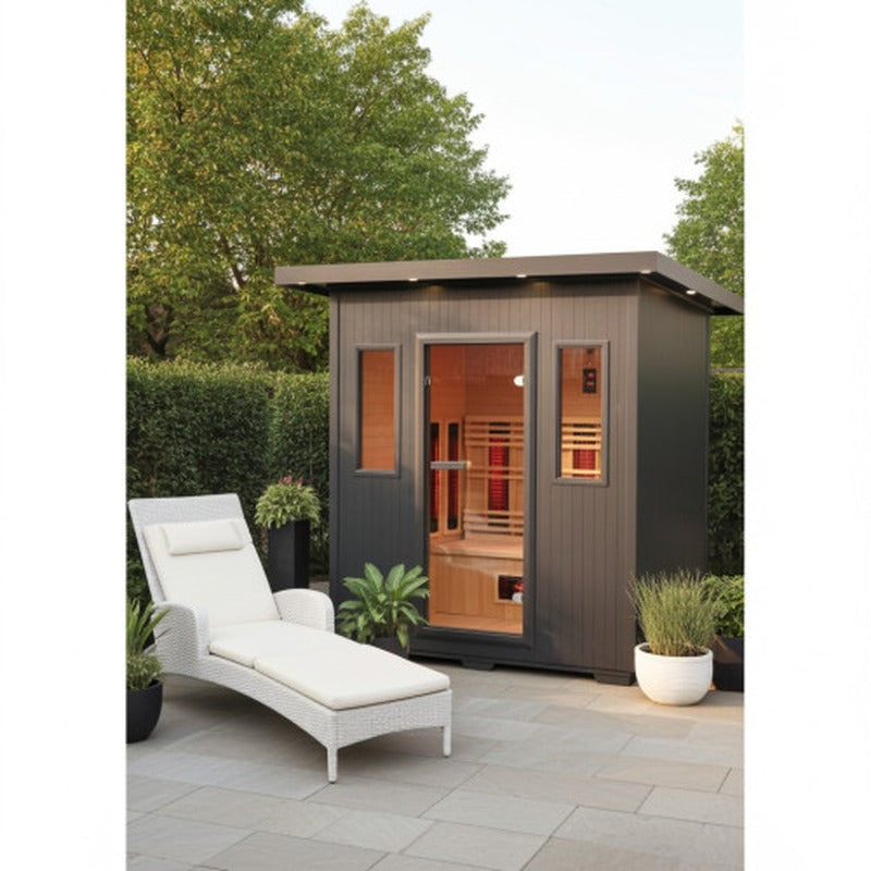SunRay Pacific 4-Person Outdoor Infrared Sauna