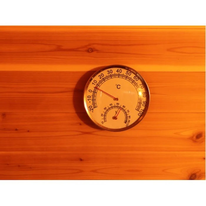 Sunray Seneca 3-Person Contemporary Outdoor Sauna With Harvia Heater