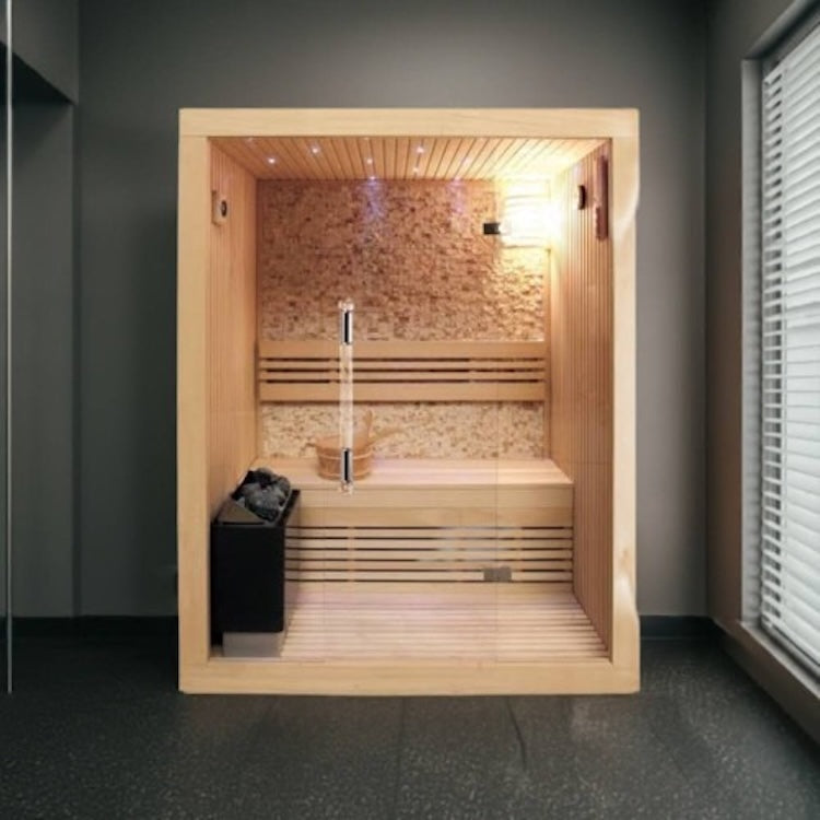 SunRay Rockledge 2 Person Luxury Traditional Sauna