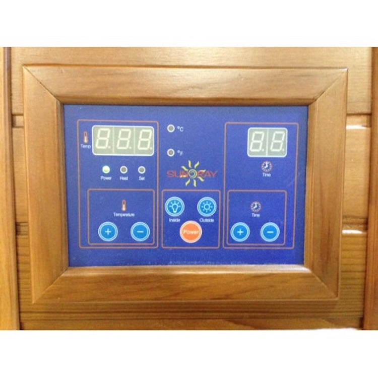 SunRay Sedona 1 Person Cedar Infrared Sauna with Carbon Heaters