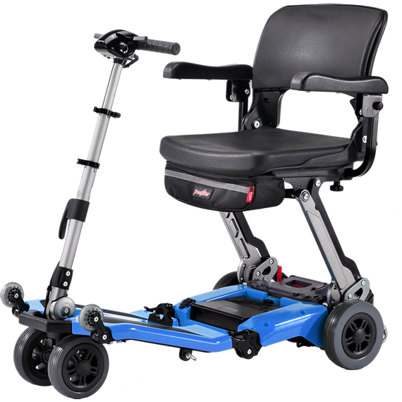 Experience 4mph freedom with FreeriderUSA Luggie Super Chair's top speed.