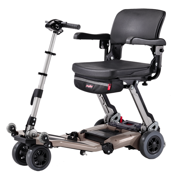 Ground clearance of 2.5in for smooth rides on FreeriderUSA Luggie Super Chair.
