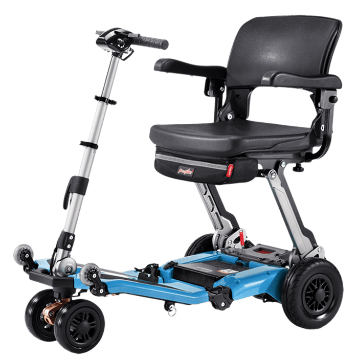 Foldable FreeriderUSA Luggie Chair Super Plus 3 for easy transport
