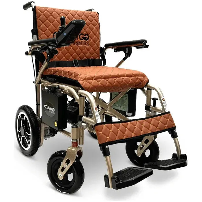 ComfyGO X-7 Lightweight Foldable Electric Wheelchair For Travel