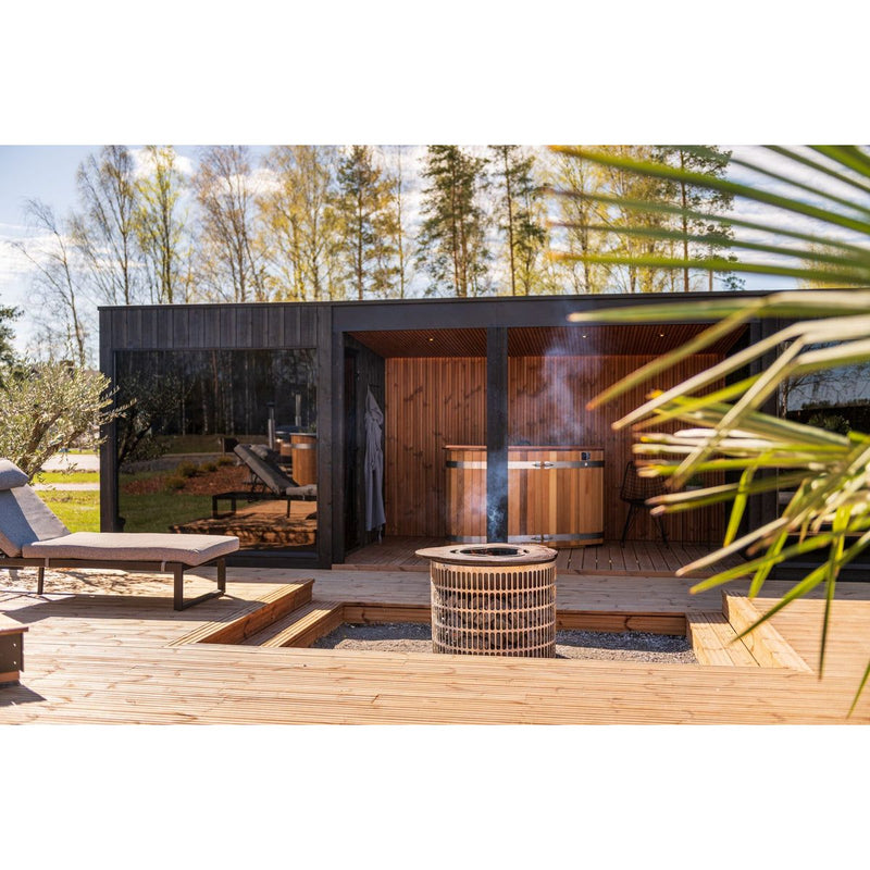 ThermaSol Nordic Misty Terrace Outdoor Terrace for Sauna Cabin