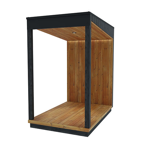 ThermaSol Nordic Misty Terrace Outdoor Terrace for Sauna Cabin