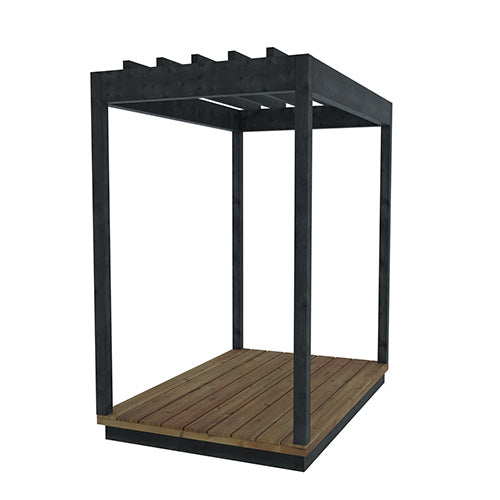 ThermaSol Nordic Misty Pergola Matching Pergola for Nordic Misty Sauna Cabin