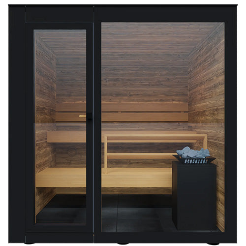 ThermaSol Spectra Fully Assembled Outdoor Sauna Cabin