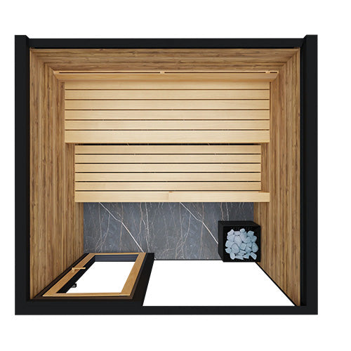 ThermaSol Spectra Fully Assembled Outdoor Sauna Cabin