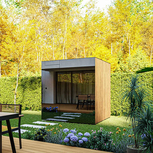 ThermaSol Spectra Fully Assembled Outdoor Sauna Cabin
