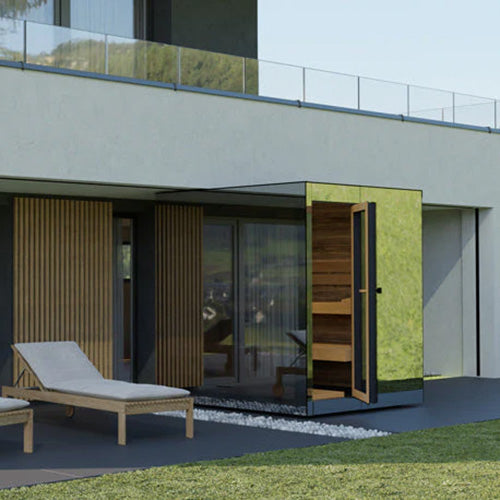 ThermaSol Vue Fully Assembled Outdoor Sauna Cabin