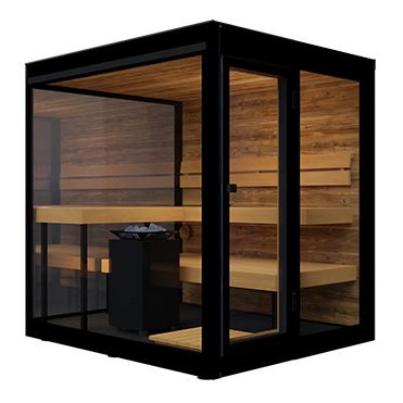 ThermaSol Vue Fully Assembled Outdoor Sauna Cabin