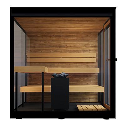 ThermaSol Vue Fully Assembled Outdoor Sauna Cabin