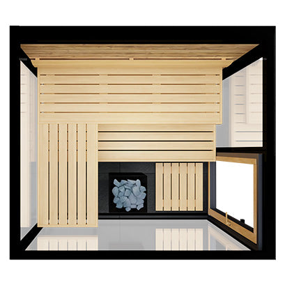 ThermaSol Vue Fully Assembled Outdoor Sauna Cabin