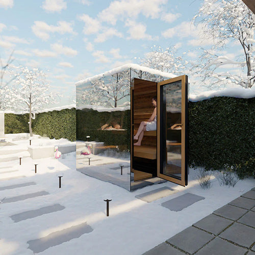 ThermaSol Vue Fully Assembled Outdoor Sauna Cabin