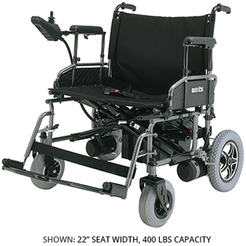 Merits Health P101 Travel-Ease Electric Folding Power Chair