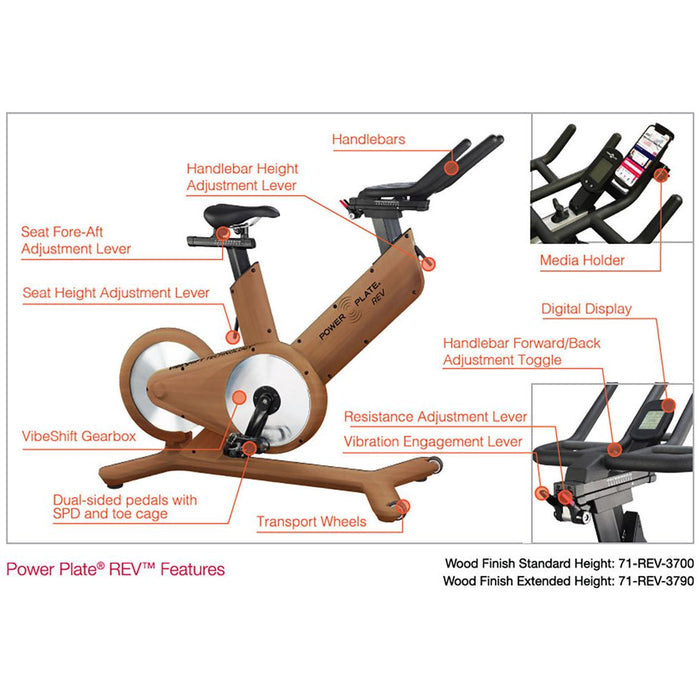 Power Plate REV Indoor Cycling Bike