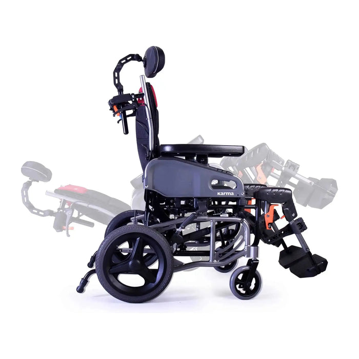 Karman VIP2 Tilt in Space Reclining Transport Wheelchair