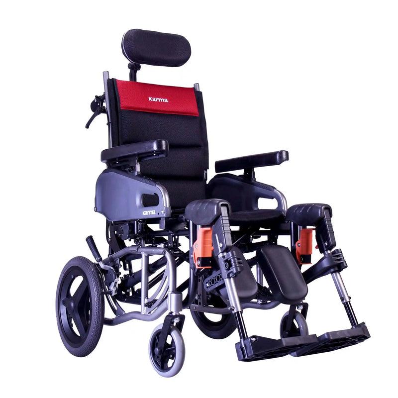 Karman VIP2 Tilt in Space Reclining Transport Wheelchair