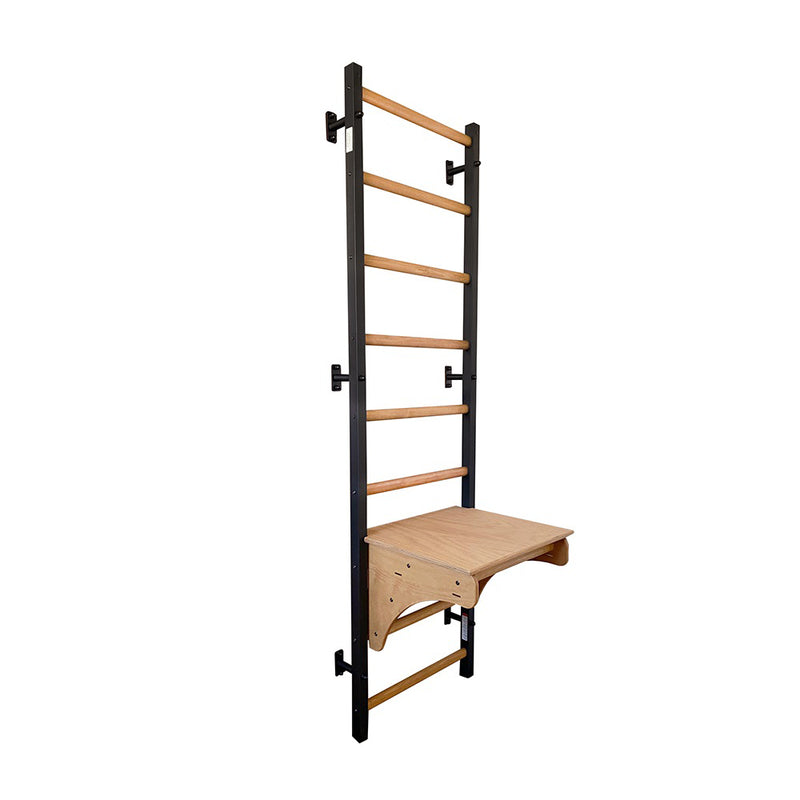 BenchK - Series 7 712 Wall Bars With Adjustable Pull-Up Bar & Bench top