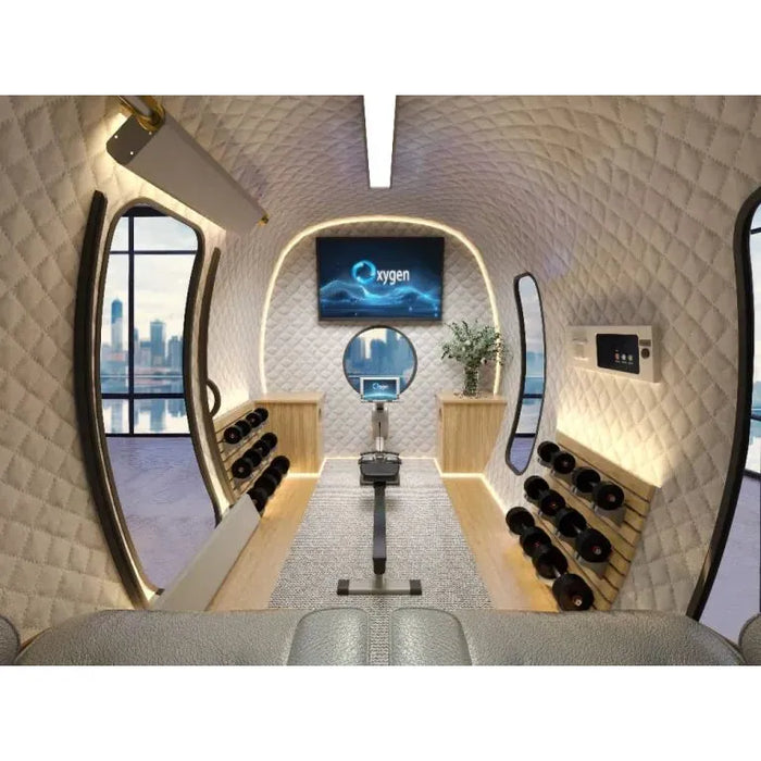 Exercise-Ready Hyperbaric Multiplace Plus Walk-in Hard Shell Oxygen Chamber