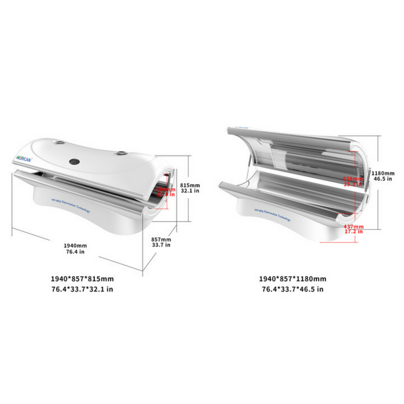 Merican - M4N Plus Red Light Therapy Bed