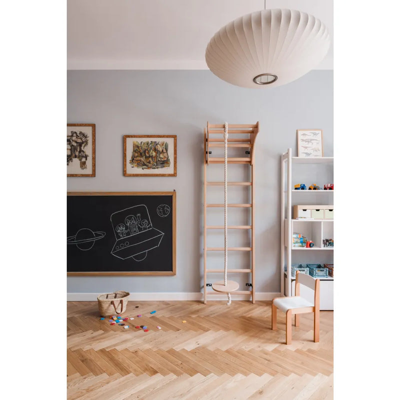 BenchK - Series 1 111 + A204 Wooden Wall Bars For Kids Room