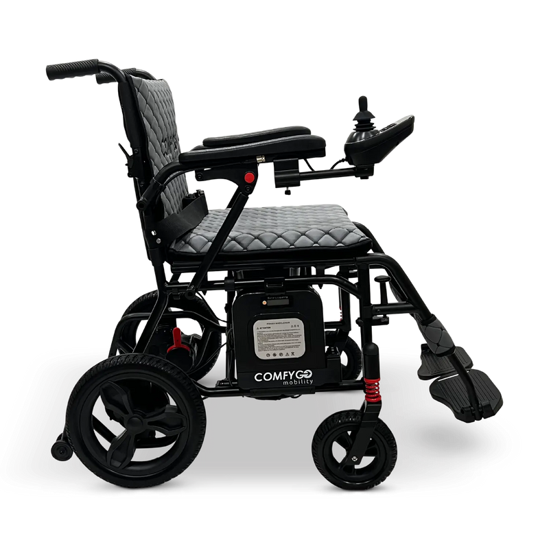 X-7 ComfyGO Ultra-Lightweight Dual Battery Electric Wheelchair