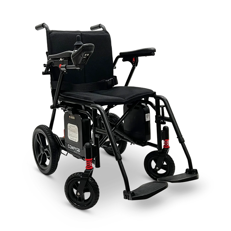 X-7 ComfyGO Ultra-Lightweight Dual Battery Electric Wheelchair